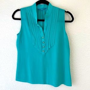 Antonio Melani teal colored blouse